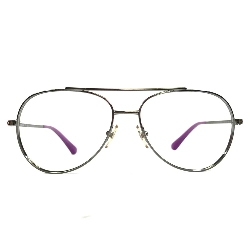 Vogue Eyeglasses Frames VO3846-S 548/4V Silver Aviator Wire Rim 55-14-135